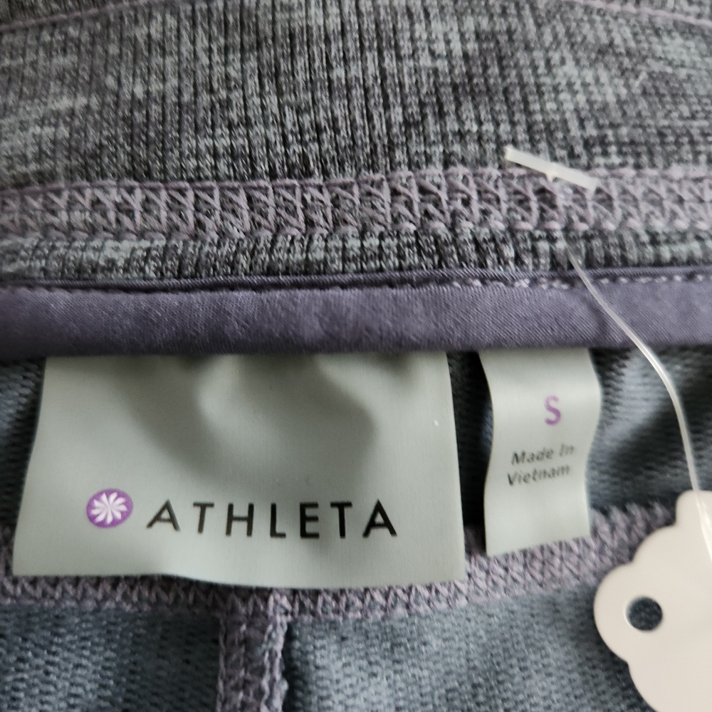 Athleta Teckie Terry Mini Skirt In Space Grey Size Small Su081 View 5